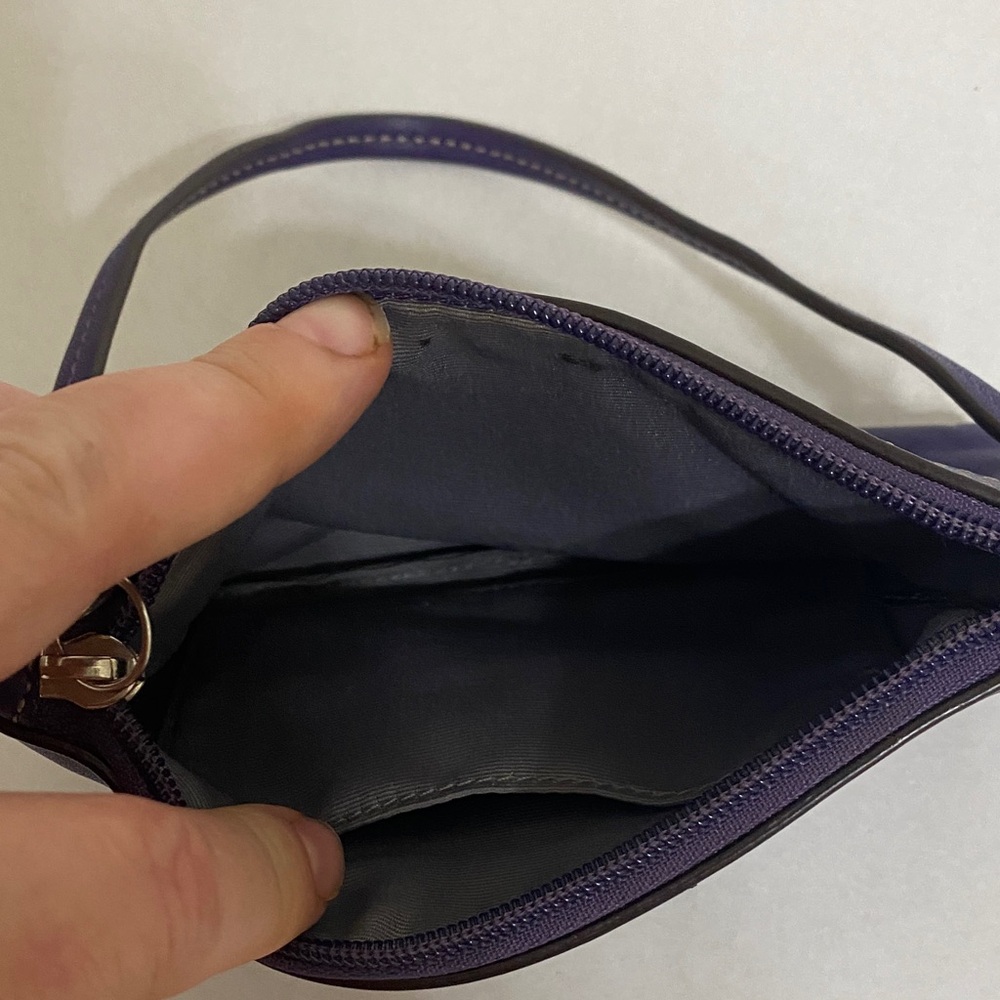 Coach Deep Purple Wristlet - Picture 3 of 9